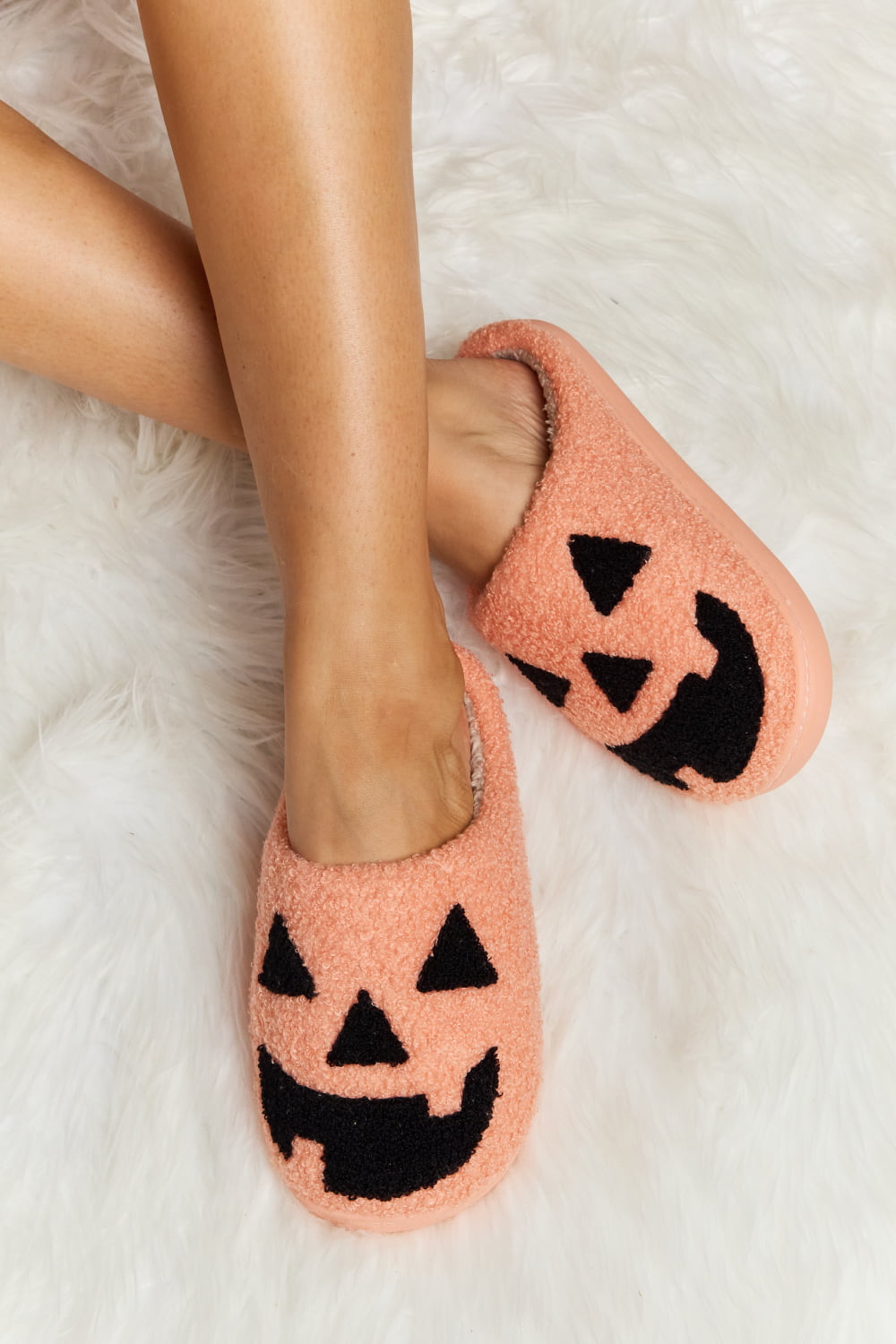 Melody Printed Plush Slide Slippers Trendsi