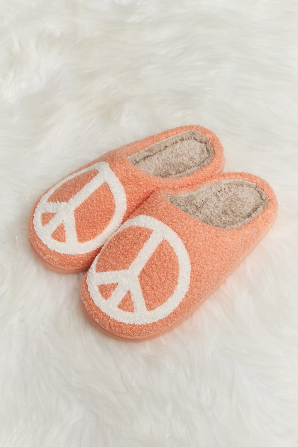 Melody Printed Plush Slide Slippers Trendsi