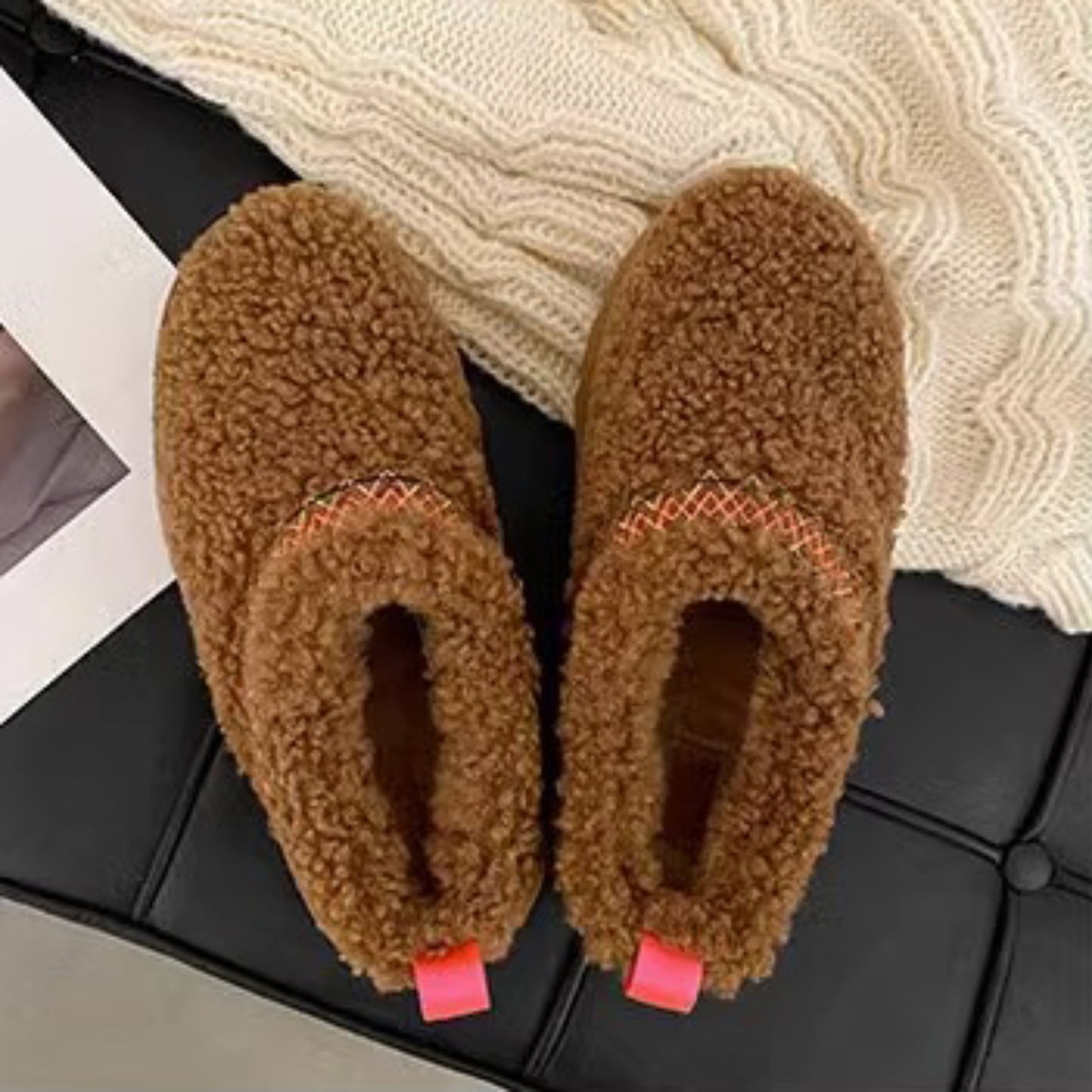 Braided Platform Slippers Trendsi