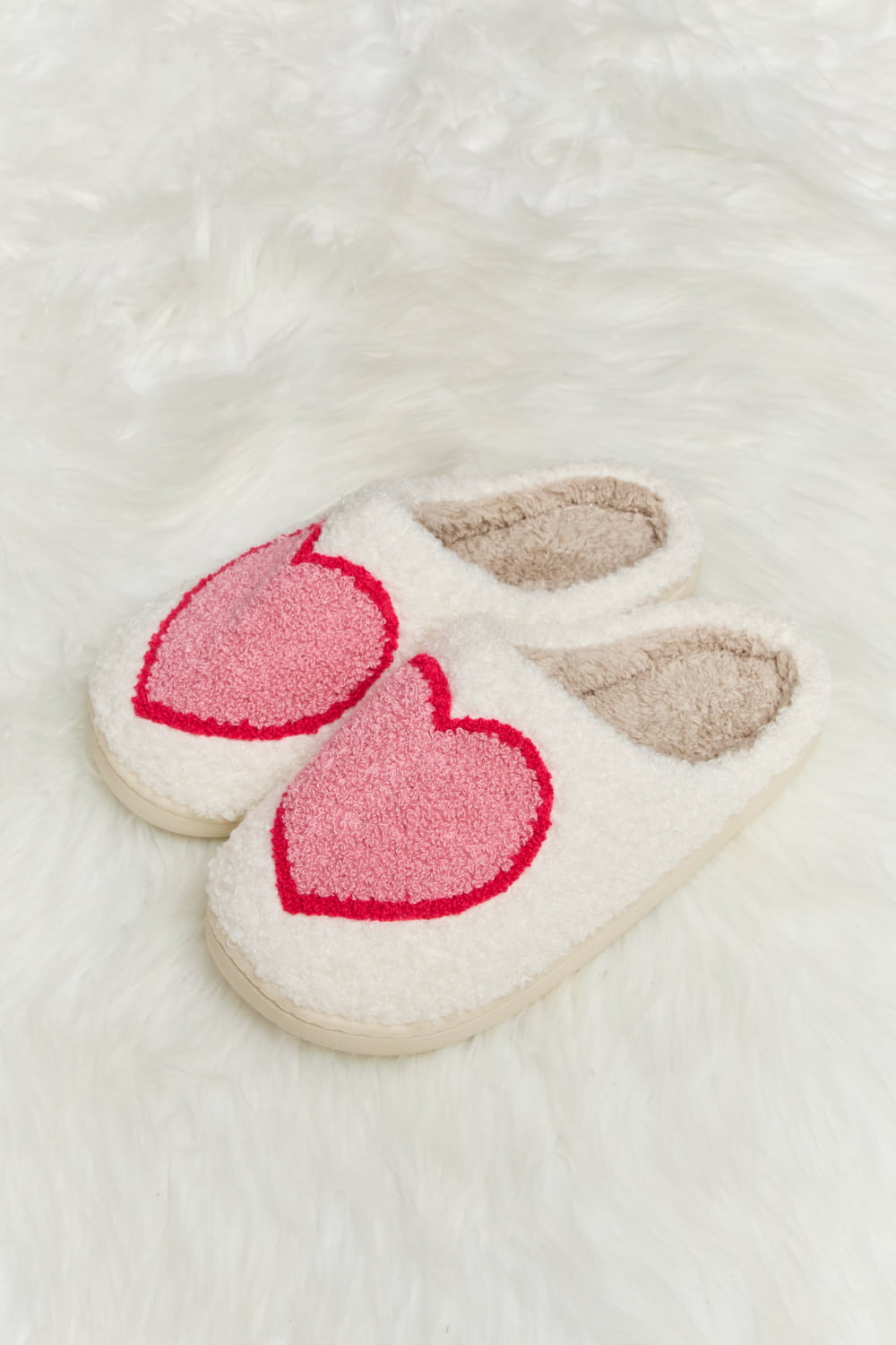 Melody Printed Plush Slide Slippers Trendsi