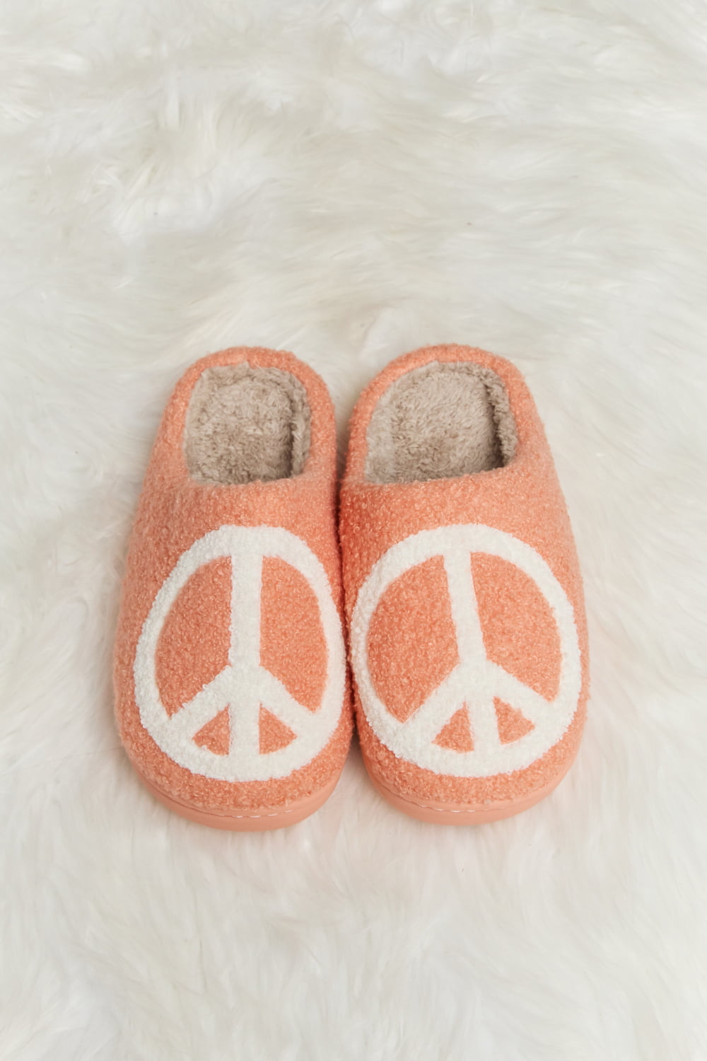 Melody Printed Plush Slide Slippers Trendsi