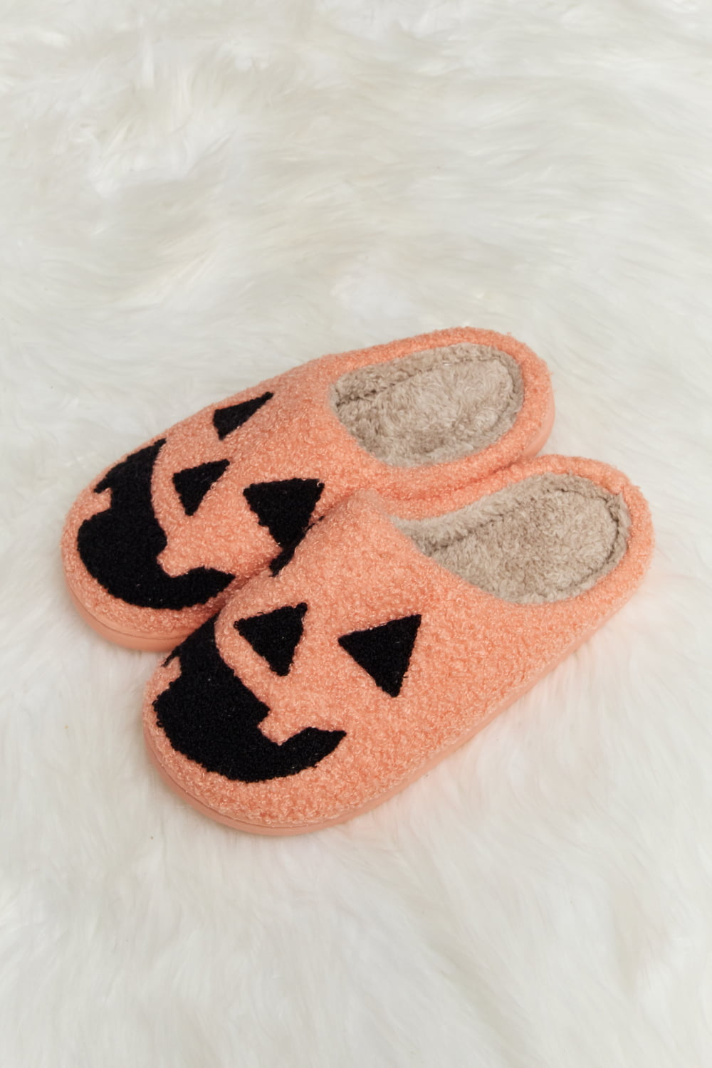 Melody Printed Plush Slide Slippers Trendsi