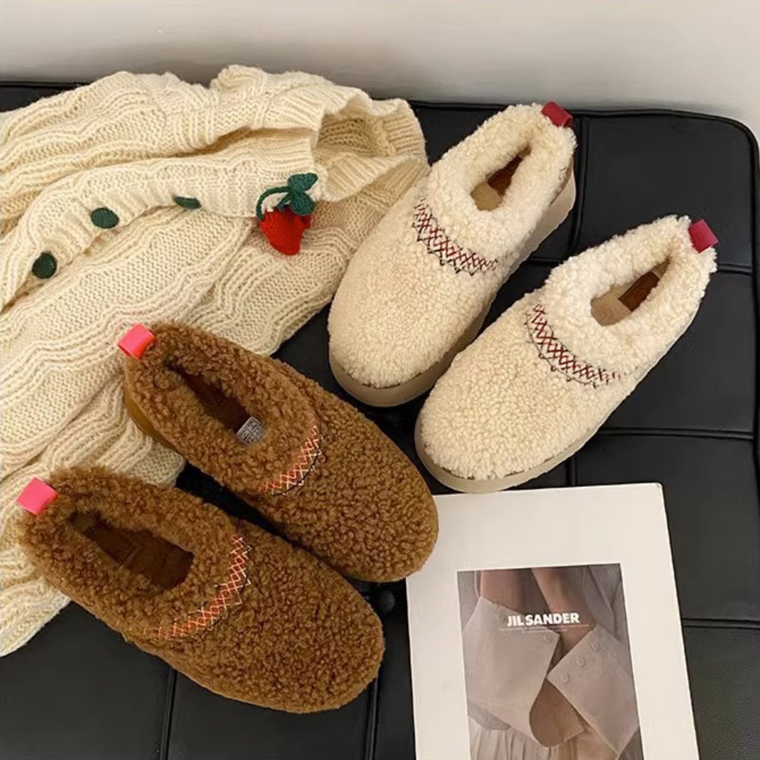 Braided Platform Slippers Trendsi