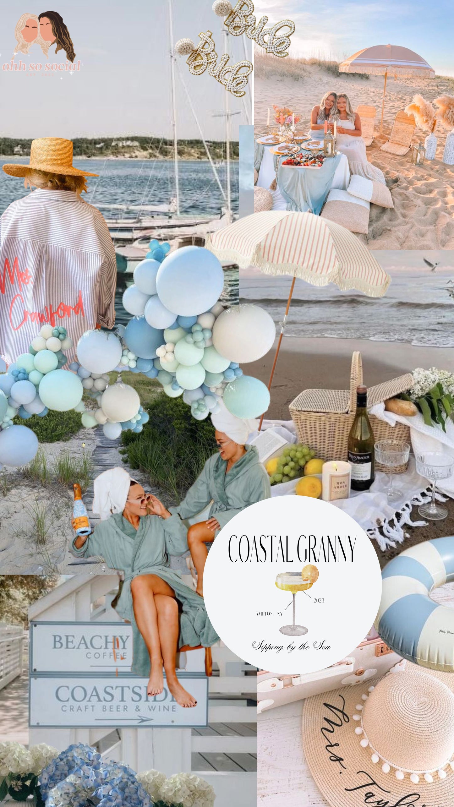 Coastal Granny Bachelorette OhhSoSocial