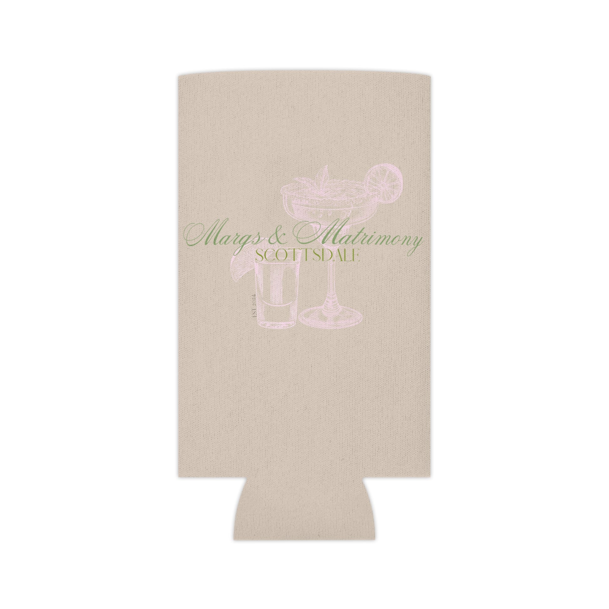 Margs & Matrimony Bachelorette Slim Can Can Koozies OhhSoSocial