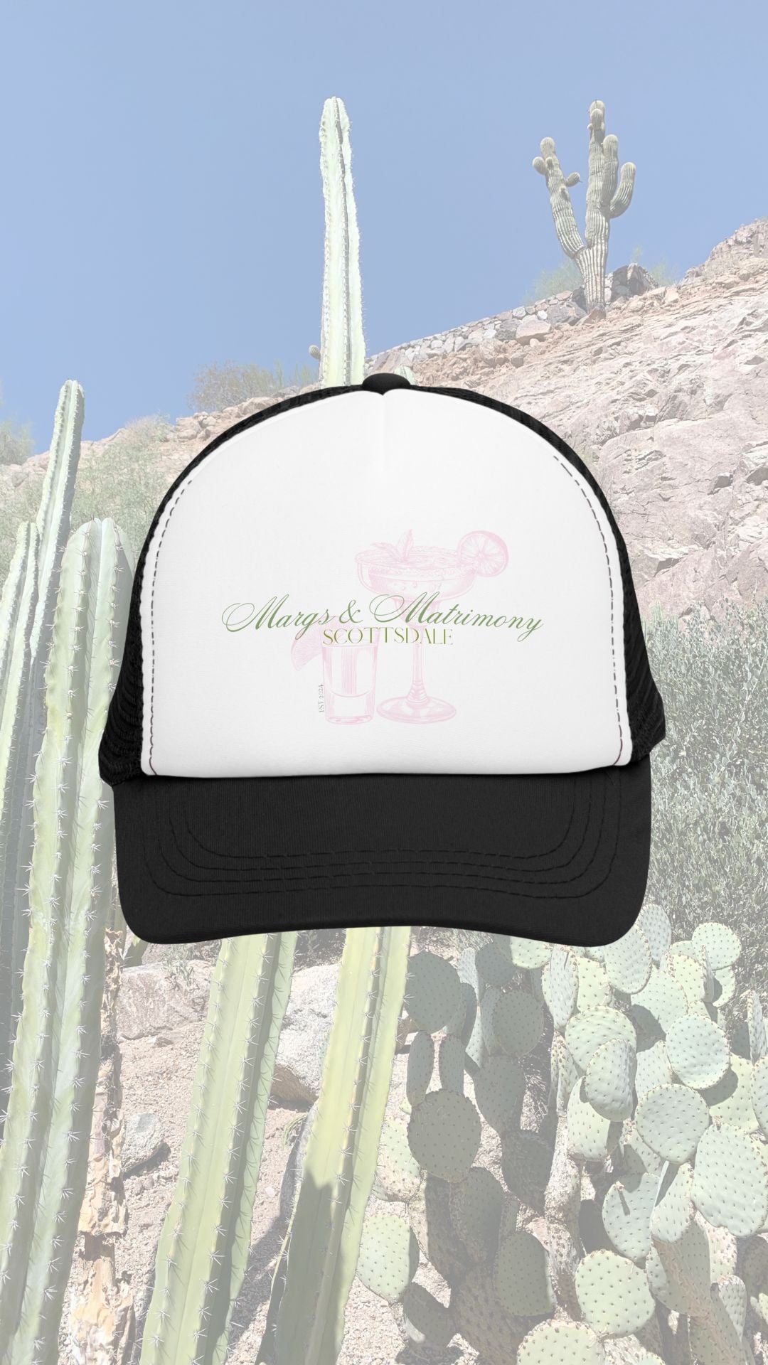 Margs & Matrimony Bachelorette Trucker Hat OhhSoSocial