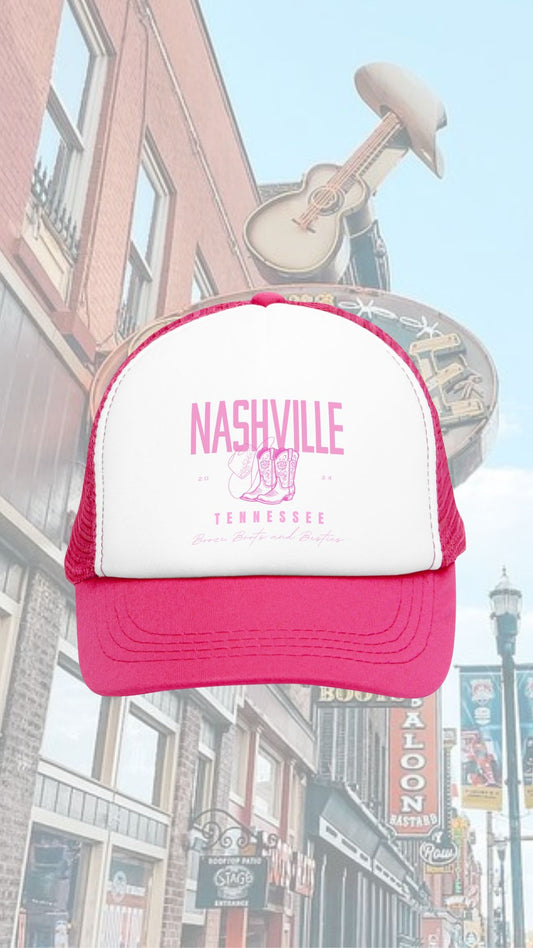 Nashville Bachelorette Trucker Hat OhhSoSocial