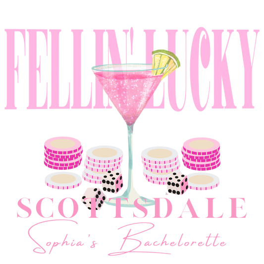 Feeling Lucky (Pink) Bachelorette OhhSoSocial