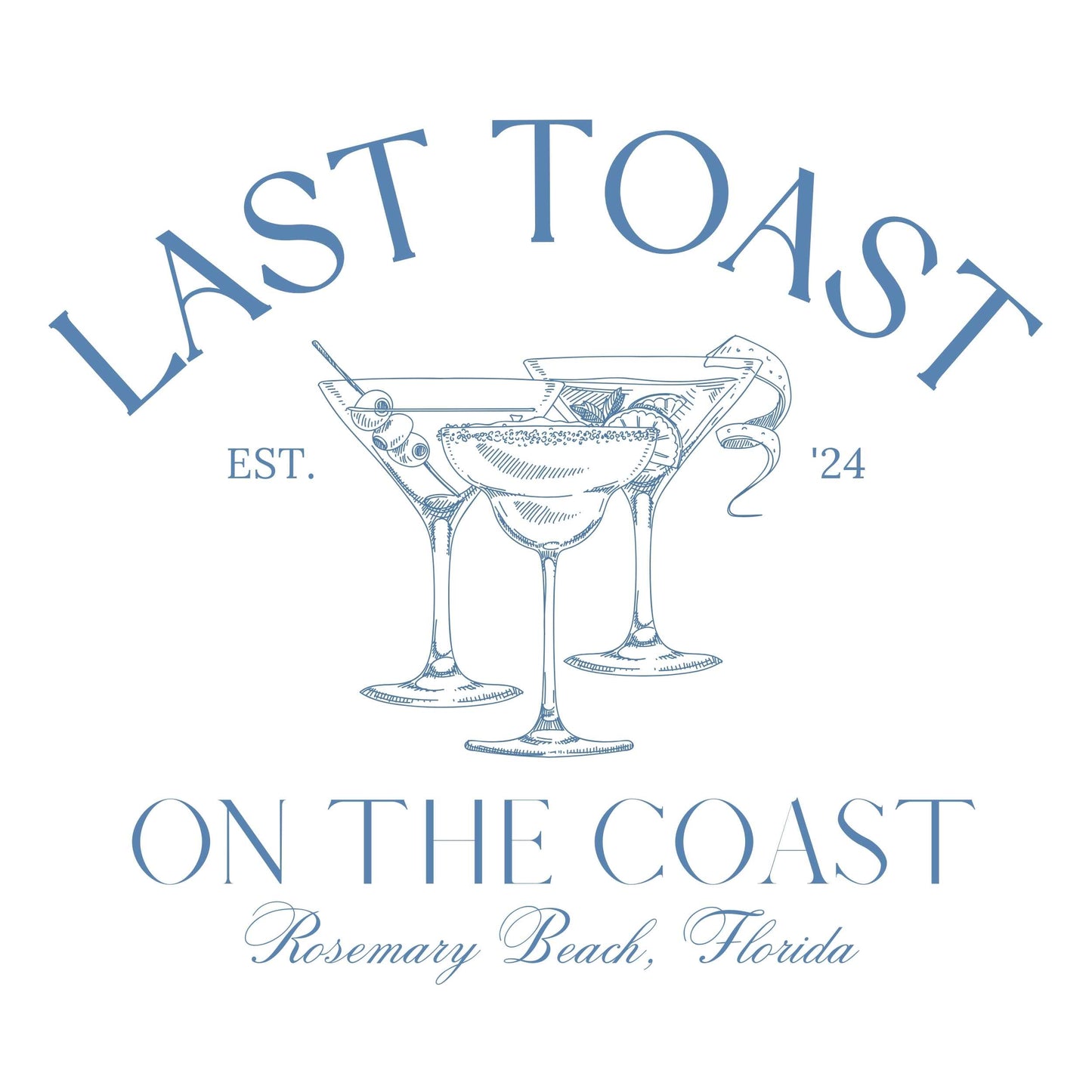 Last Toast on the Coast Slim Can Can Koozies OhhSoSocial