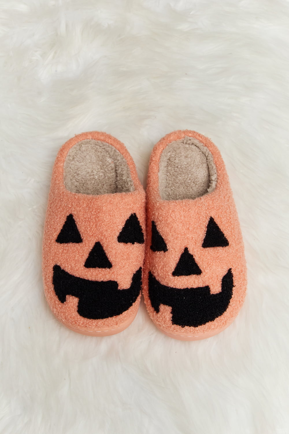 Melody Printed Plush Slide Slippers Trendsi