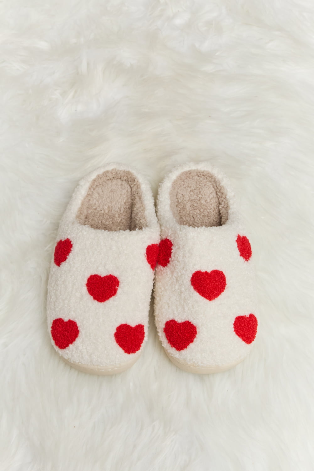 Melody Printed Plush Slide Slippers Trendsi