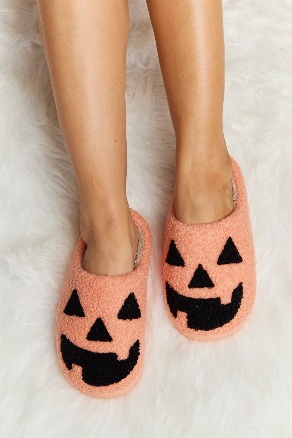 Melody Printed Plush Slide Slippers Trendsi