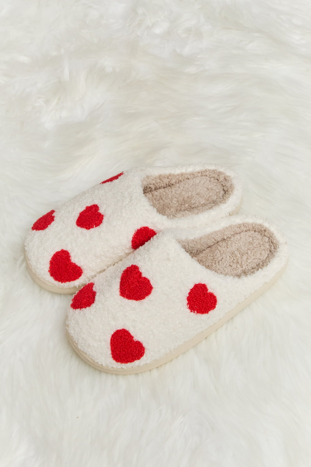 Melody Printed Plush Slide Slippers Trendsi