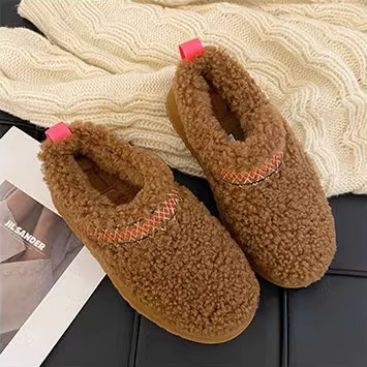 Braided Platform Slippers Trendsi